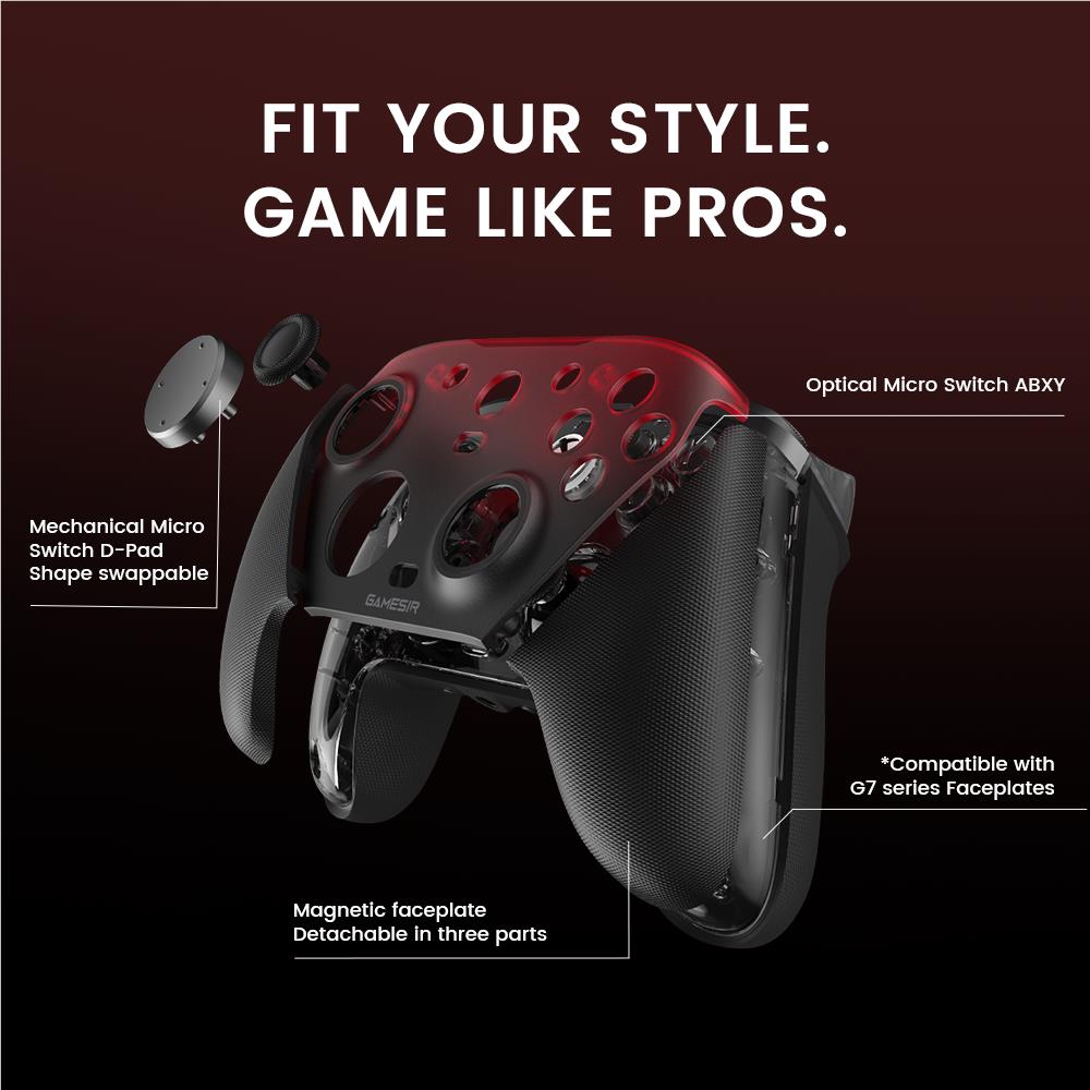 GameSir G7 Pro Wireless Controller for PC & Mobile - Wired for Xbox (Shadow Ember)