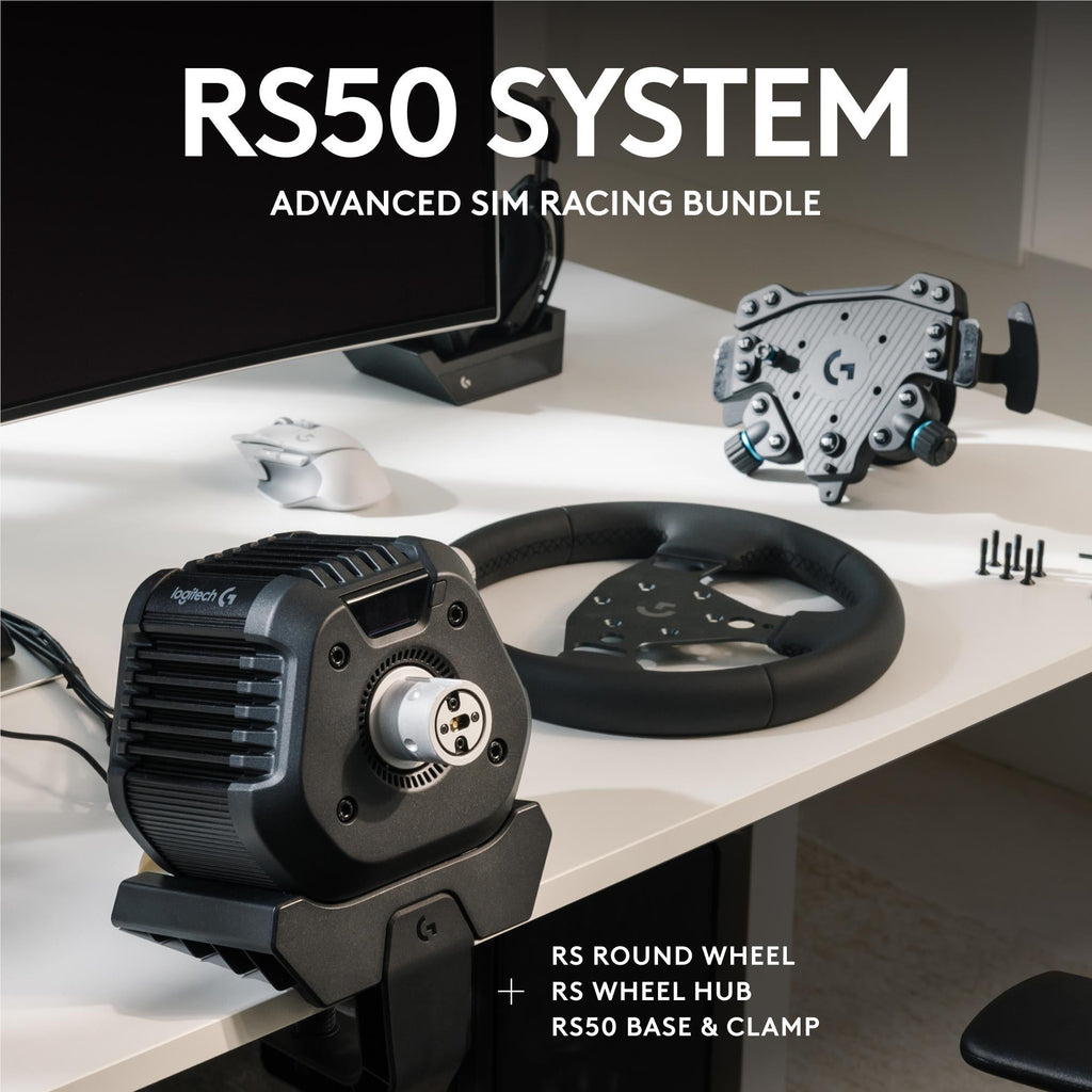 Logitech G RS50 System 8 Nm Direct Drive Base and Steering Wheel for Xbox & PC
