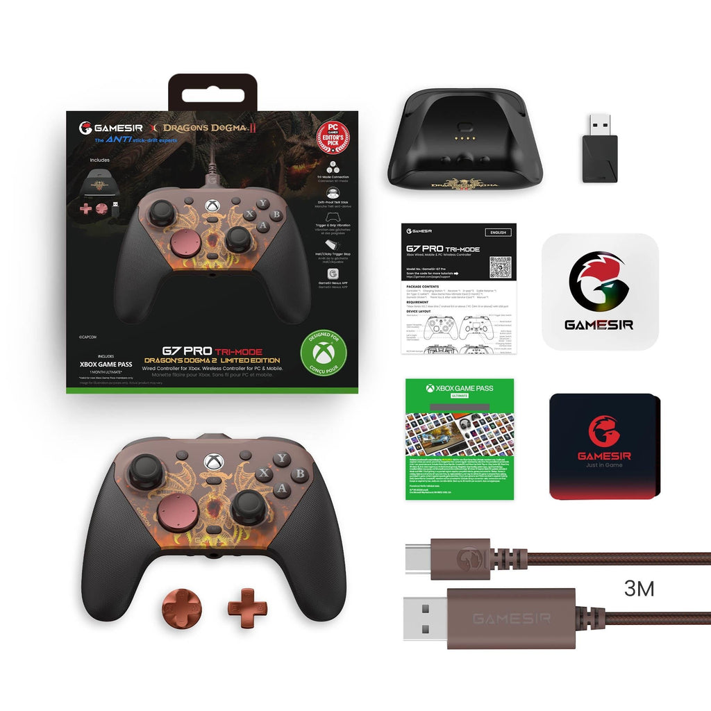 GameSir G7 Pro Wireless Controller for PC & Mobile - Wired for Xbox (Dragon's Dogma 2 Edition)